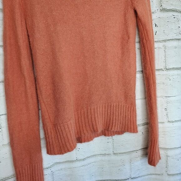 Code x mode Orange Fuzzy Cowl Neck Sweater medium - Picture 4 of 10